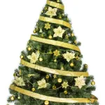 Arbol Navidad Tronador 2,10m + Kit 60 Oro Black Friday