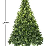 Arbol De Navidad Fabesa Pino Natural 2.10mts Super Real
