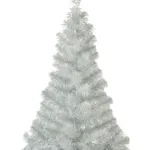 Arbol De Navidad 2mts Arbolito Canadian Spruce Blanco Plata