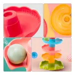 Tobogán De Pelotas Juguete Para Bebes Primera Infancia Color Multicolor