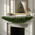 Guirnalda Muerdago Curvo Navidad 2m X30cm Deluxe X2 Unidades