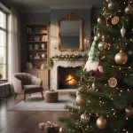 Adornos Navideños Gnomo Con Trineo Colgante Arbol De Navidad