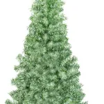 Árbol De Navidad Arbolito Slim Nevado 1.50mts Base Metal