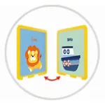 Joystick Juego Didáctico Control Juguete Tarjeta Interactivo Color Blanco