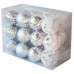 Bolas De Navidad 6cm Valija Adornos Navideños X96 Piezas