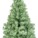 Árbol De Navidad Tronador Slim Nevado 1.20mts Base Metal