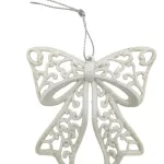 Adorno Colgante Navidad Moño Para Decoración Navideño X2