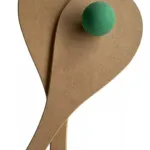 Pelota Paleta Playa Juego Tenis Padel Playera De Madera