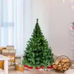 Árbol De Navidad Arbolito Pino Canadian Luxury 1.5mts Base Metálica Color Verde