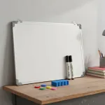 Pizarra Blanca Magnética 60x80cm Pizarrón Con Accesorios