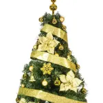 Arbol Navidad Tronador Lujo 1,80mts + Kit 60 Oro Cybermonday