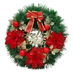 Corona Navidad 40 Cm Adorno Para Puerta Decoracion Navideña