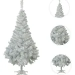 Arbol Navidad Canadian Spruce Blanco/plata 1.5m Black Friday Color Blanco Plata