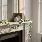 Flores Artificiales Guirnalda Guía De Rosa Enredadera 2.4m