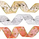 Cintas Navideñas Adornos Decoración Navidad 4cm 2,7mts