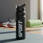 Botella De Acero Inoxidable 750ml A Rosca Con Pico Y Manija