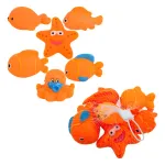 Set Animales De Goma Juguete Baño Muñecos Patito Hule Banera