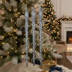 Adorno Colgante Navideño Decoración Bastones De Caramelo X3