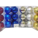 Adornos Navideños Set Bolas De Navidad 7cm X120 Unidades