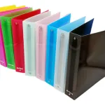 Carpeta Escolar Numero 3 Transparente X3 Unidades Colores N3