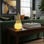 Muñeco De Navidad Gnomo Con Luz Led Adorno Navideño 23cm