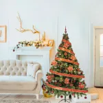 Arbol De Navidad Tronador Lujo 2,10mts Con Adornos Kit X60