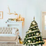 Arbol Navidad Patagonia Xl 1.30mt Deco Oro Cybermonday