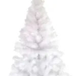 Árbol De Navidad Tradicional Expreso Polar Tronador De Lujo De 150cm Blanco