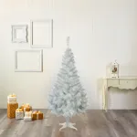 Arbol Navidad Canadian Spruce Blanco/plata 1.5m Black Friday Color Blanco Plata
