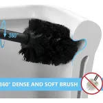 Cepillo Escobilla De Baño Inodoro Limpieza Simil Marmol