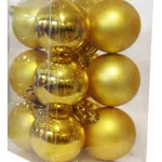 Adornos Navideños Set Bolas De Navidad 7cm X60 Unidades