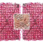 Jardin Vertical Artificial Panel Decorativo Flores 60x40cm