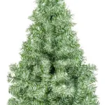 Árbol De Navidad Arbolito Slim Nevado 1.20mts Base Metal