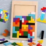 Tetris Rompecabezas De Madera Juego Didáctico 3d Puzzle