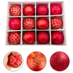 Navidad Adornos Bolas Navideñas Decoradas 6cm X24 Piezas