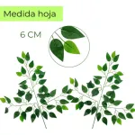 Jardin Vertical Artificial Ramo Planta Decorativa Pack X24u