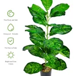 Planta Artificial Con Maceta 80cm Deco Interior Exterior