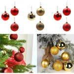 Adornos Navideños Premium Tubo Bolas De Navidad 6cm X90 Udes