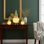 Muñeco De Navidad Gnomo Con Luz Led Adorno Navideño 23cm