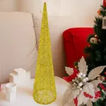 Pino Alambre Cono Navideño Decoración Adorno Navidad 60cm