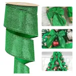 Cintas Navideñas Pack X3 6cm 2,70mt Adornos Navidad Decorar