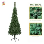 Árbol De Navidad Tronador Slim Verde 1.50mts Base Metal