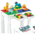 Mesa Didactica Infantil Construccion Silla 102 Bloques Niños