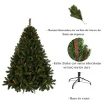 Arbol De Navidad Alpino 1.50mts Hook On Reforzado Decoracion