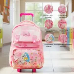Mochila Escolar Infantil Carrito Con Ruedas Para Niñas Nenas