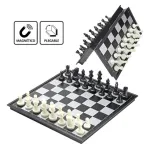 Ajedrez Magnético Juego De Mesa Imantado Tablero Plegable