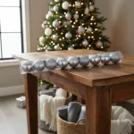 Adornos Navideños Tubo Bolas De Navidad 5cm X9 Unidades