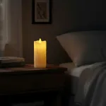 Velas Set X3 Velon Luz Led Calida Llama Efecto Fuego A Pilas