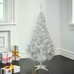 Arbol De Navidad 2mts Arbolito Canadian Spruce Blanco Plata