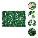 Jardin Vertical Muro Verde Césped Pared Con Flores 65x40cm